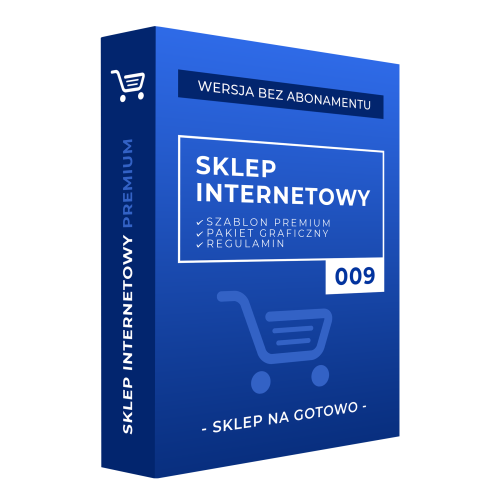 SKLEP INTERNETOWY 009 na gotowo + SERWER + REGULAMIN