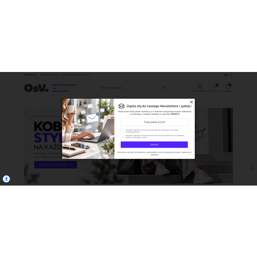 SKLEP INTERNETOWY + Szablon PREMIUM 007 + wybór opcji